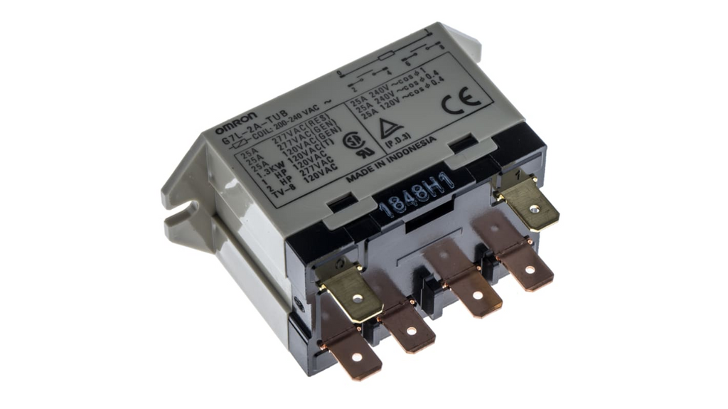 G7L-2A-TUB 200/240VAC Omron - G7L-2A-TUB-CB-AC200/240