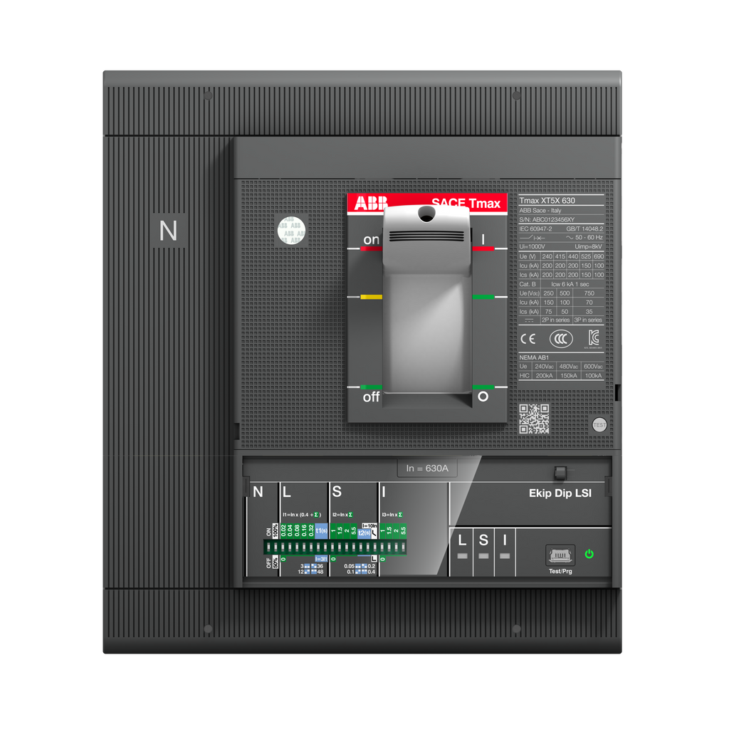 1SDA100401R1 ABB - XT5N 630 Ekip Dip LSI In=630 4p F F