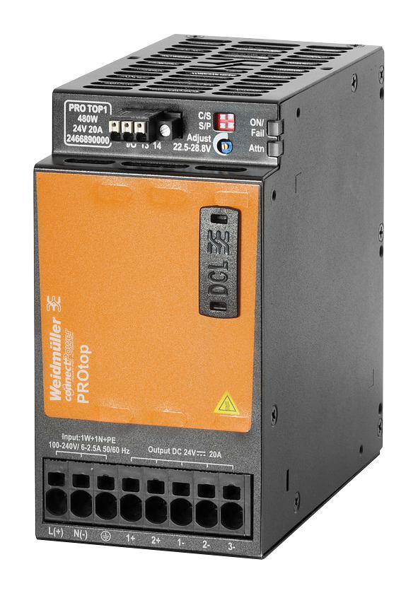 2466890000 Weidmuller - PRO TOP1 480W 24V 20A