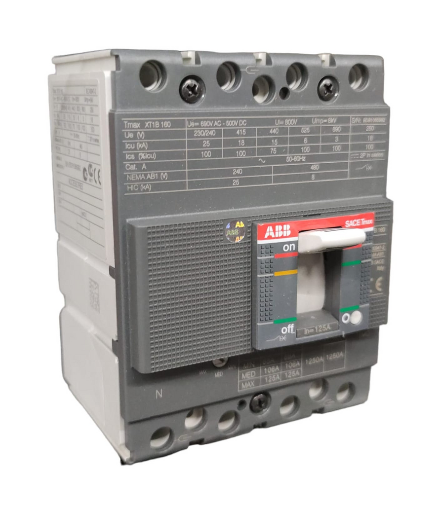1SDA067444R1 ABB - XT1S 160 TMD 160-1600 4p F F InN=50%