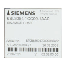 Load image into Gallery viewer, 6SL3054-1CC00-1AA0 Siemens