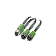 Load image into Gallery viewer, 1510722 Phoenix Contact - SAC-4P-M12Y/2X0,3-PUR/M12FS VP