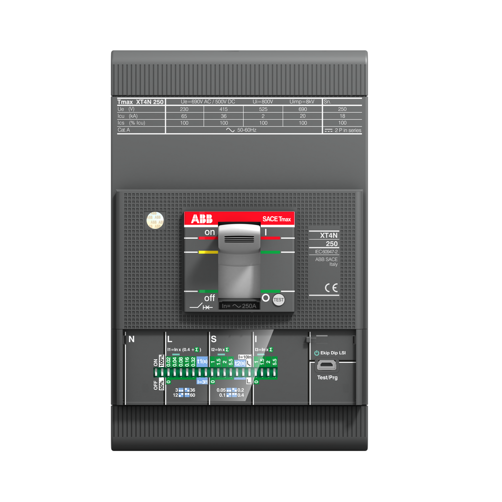 1SDA068126R1 ABB - XT4N 250 Ekip LS/I In=250A 3p F F