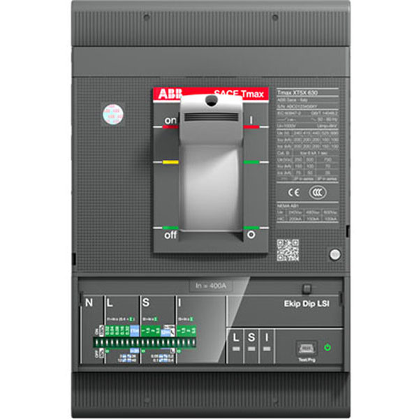 1SDA100498R1 ABB - XT5H 400 Ekip Dip LSIG In=400 3p F F