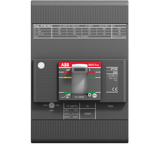 1SDA068058R1 ABB - XT3N 250 TMD 200-2000 3p F F