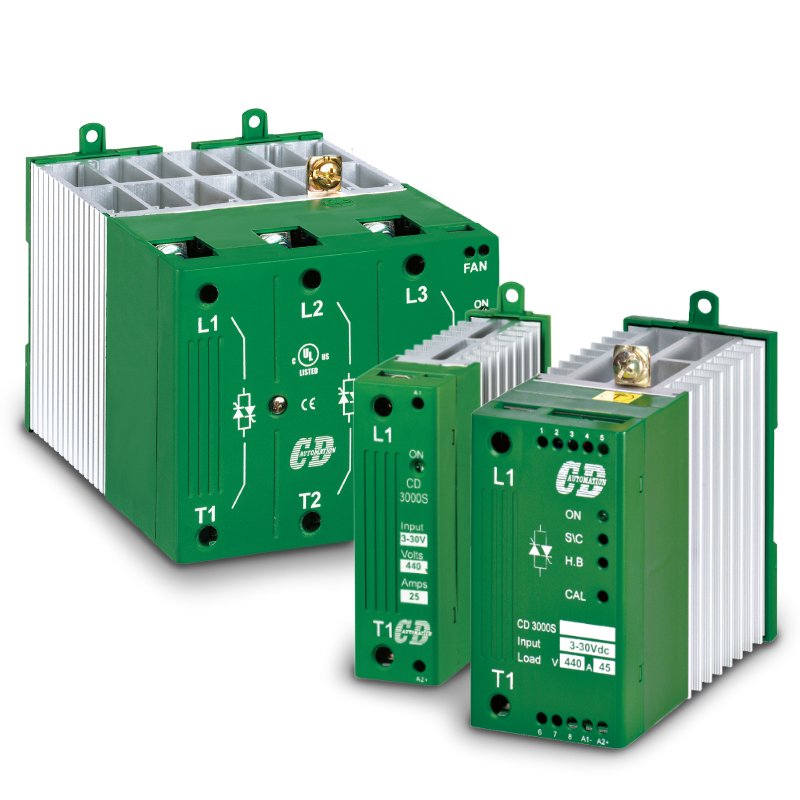 CD3000S-1PH/2X10A/-/240V/NO/SSR/ZC/NF Danaher Controls CD Automation