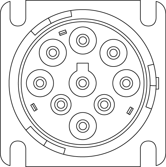 AHD10-9-1939PE Amphenol