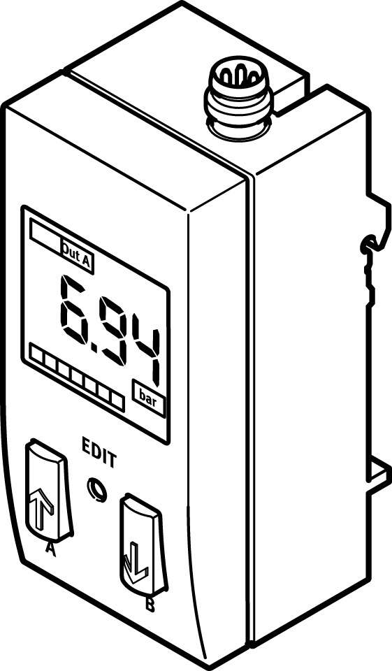 537027 Festo - SDE1-D6-G2-W18-L-P2-M8