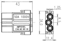 Load image into Gallery viewer, C146 A03 801 E8 Amphenol