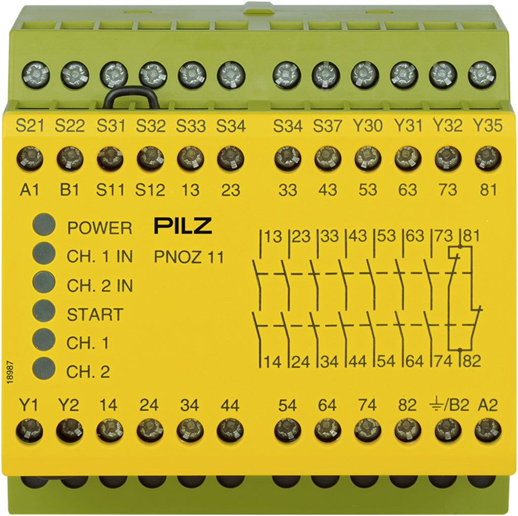 774086 Pilz - PNOZ 11 230-240VAC 24VDC 7N/O 1N/C