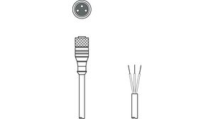 50130850 Leuze - KD U-M8-4A-V1-050