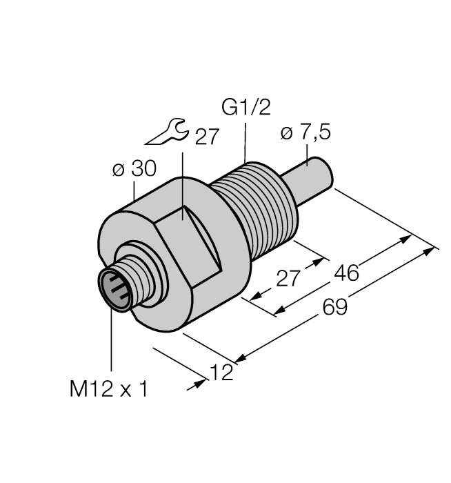 6870425 Turck - FCS-GL1/2A4-NA-H1141/D500