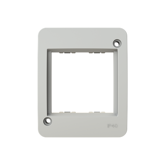 2CSK2240CH ABB - IP40 enclosure, 2 places, 2 modules width Grey  - Chiara