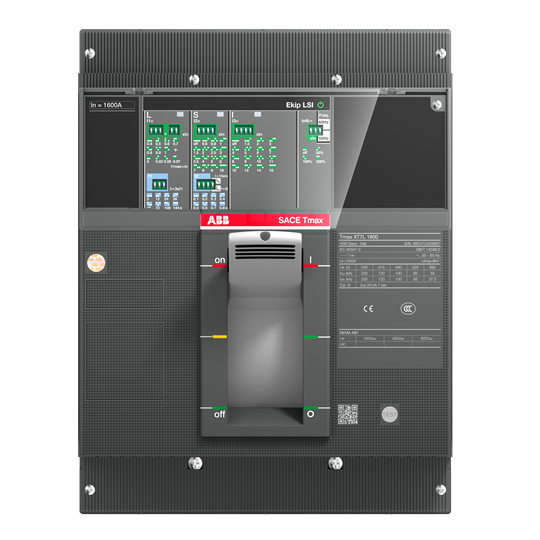 1SDA102901R1 ABB - XT7S 1200 Ekip Dip LS/I In1200A 3p FF UL