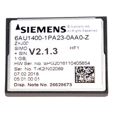 Load image into Gallery viewer, Siemens 6AU1400-1PA23-0AA0-Z