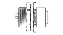 Load image into Gallery viewer, M12D-04PFFS-SH8001 Amphenol