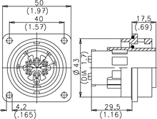 Load image into Gallery viewer, C016 10G019 000 2 Amphenol
